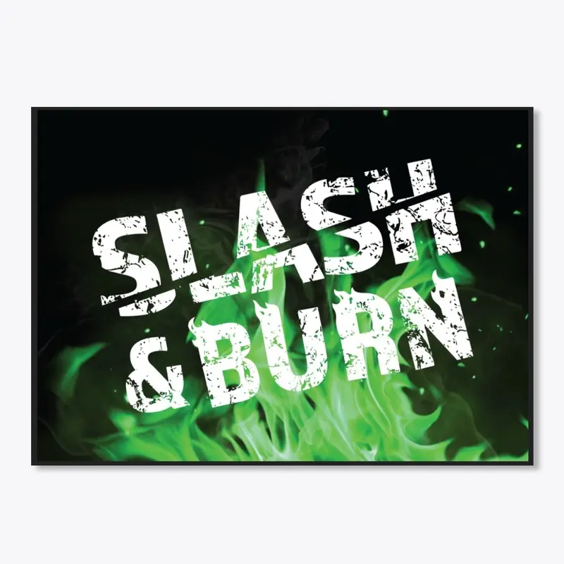 Slash And Burn Sticker